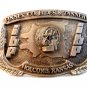 Vintage Finney Co. Hides & Tannery Holcomb, Kansas Belt Buckle