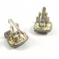 Silvertone Y2K Computer Cufflinks Unmarked 102114