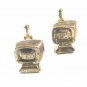 Silvertone Y2K Computer Cufflinks Unmarked 102114