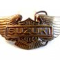 Vintage Suzuki Motor Cycles Belt Buckle