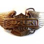 Vintage Suzuki Motor Cycles Belt Buckle