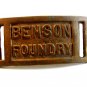 Vintage Odd Benson Foundry Belt Buckle ???????