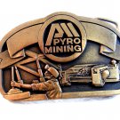 Vintage Pyro Mining Belt Buckle