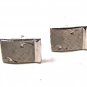 Vintage Brushed Silvertone Cufflinks by Swank 71515