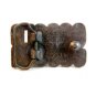 Vintage Solid Brass Soccer Belt Buckle
