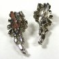 Vintage Sparkley Rhinestone Clip On Earrings Unbranded 71215bb