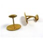 Victorian / Edwardian True Vintage Goldtone Cufflinks Not Marked 101614