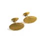 Victorian / Edwardian True Vintage Goldtone Cufflinks Not Marked 101614