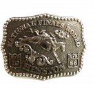 Mini 1980 National Finals Rodeo Calf Roping Belt Buckle by Hesston 72514