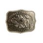 Mini 1980 National Finals Rodeo Calf Roping Belt Buckle by Hesston 72514
