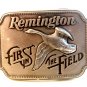 1980 Remington First In The Field Belt Buckle Made in U.S.A.