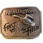 1980 Remington First In The Field Belt Buckle Made in U.S.A.