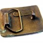 Vintage 1977 Indana Metal Craft Deer Belt Buckle