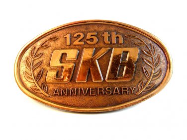 Vintage 125th Anniversary SKB Arms Belt Buckle
