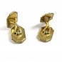 Art Deco True Vintage Goldtone Cufflinks not Marked 101514a