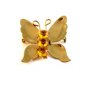 Vintage Coro Goltone Vermeil Butterfly Brooch