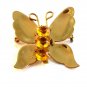 Vintage Coro Goltone Vermeil Butterfly Brooch