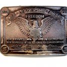 Vintage 1983 NRA National Rifle Association Leadership Award Belt Buckle
