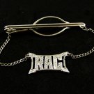 1930's - 50's Letter / Initial R.A.C. Sterling Marcasites Tie Clasp By Brand