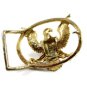American Eagle Holding American Flag Belt Buckle 71014