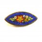 Vintage Gold Tone Italian Ultra Fine Micro Mosaic Brooch 0203042013dc