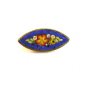 Vintage Gold Tone Italian Ultra Fine Micro Mosaic Brooch 0203042013dc