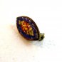 Vintage Gold Tone Italian Ultra Fine Micro Mosaic Brooch 0203042013dc