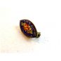 Vintage Gold Tone Italian Ultra Fine Micro Mosaic Brooch 0203042013dc