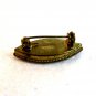 Vintage Gold Tone Italian Ultra Fine Micro Mosaic Brooch 0203042013dc