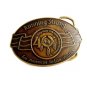 Billy Mills Running Strong 40 10K Gold Medal Belt Buckle 12042013