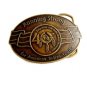 Billy Mills Running Strong 40 10K Gold Medal Belt Buckle 12042013