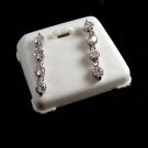 Dangley 4 CZs Pierced Studs Earrings