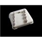 Dangley 4 CZs Pierced Studs Earrings
