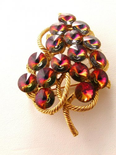 Gorgeous Vintage Rhinestone  Brooch
