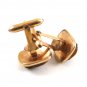 Gold Filled Tiger Eye Cameo of Roman / Greek Warrior Cufflinks by Correct