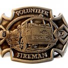 Vintage Volunteer Firemans Belt Buckle