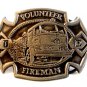 Vintage Volunteer Firemans Belt Buckle