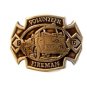 Vintage Volunteer Firemans Belt Buckle