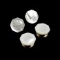 Deco Silvertone Mother Pearl Snap Link Cufflinks Bear Wilde KUM-A-PART 102714a