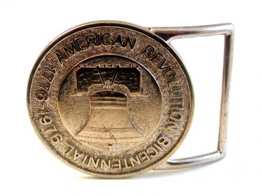 Vintage 1776 - 1976 American Revolution Centennial Belt Buckle