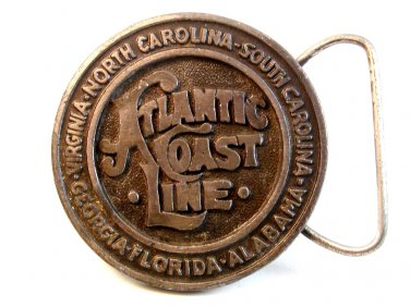 Vintage Atlantic Coast Line Belt Buckle