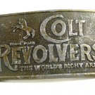 Vintage Colt Revolvers The Worlds Right Arm Belt Buckle 10292013
