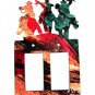 3 Cowboys on Horses Rocker Outlet Cover Plate by Lazart USA 51215