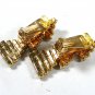 Vintage Christmas Tree Rhinestone Clip On Earrings by HOBE 71215