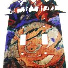 4 Cowboys 4 Horses Double Light Switch Cover Plate by Lazart USA