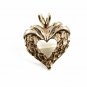 Sterling Silver Heart Pendant 81814