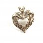 Sterling Silver Heart Pendant 81814