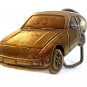 Vintage Solid Brass Sports Car Automobile Belt Buckle