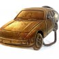 Vintage Solid Brass Sports Car Automobile Belt Buckle