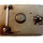 Vintage Handmade Bicentennial Eisenhower Dollar Belt Buckle